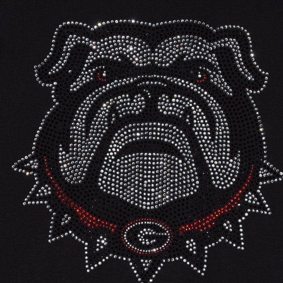 Georgia Bulldogs  long sleeve rhinestone bling shirt XS, S, M, L,XL,XXL,1… - Picture 7 of 7